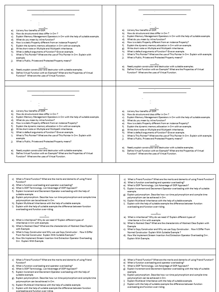C++ Midterm Exam Paper 2023 | PDF | C++ | Software Development
