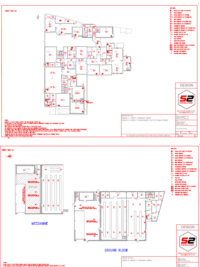 1494342533fire Alarm Design Combined | PDF