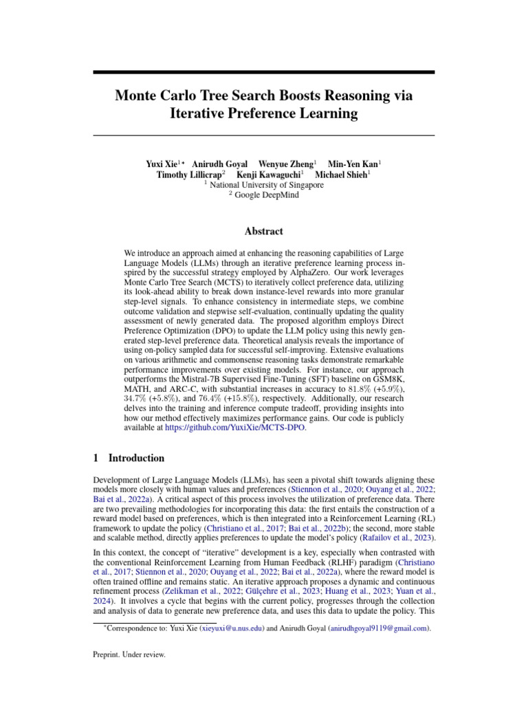 Monte Carlo Tree Search Boosts Reasoning ...