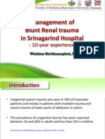 Renal Trauma Blunt
