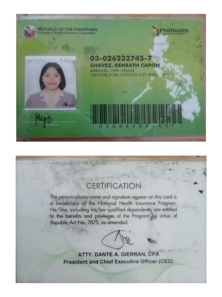 Philhealth id pdf