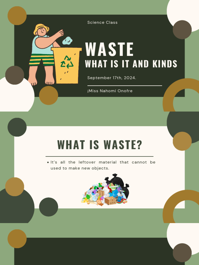 Waste science 4th grade | PDF
