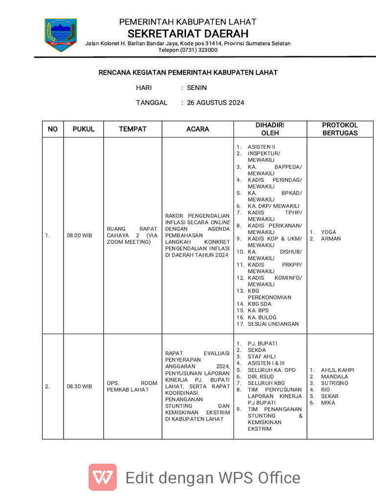 Rengiat 26 Agustus 2024 | PDF