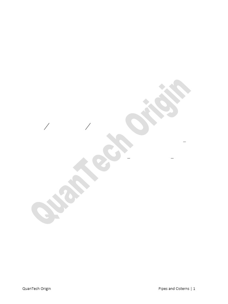 Pipes And Cisterns Pdf