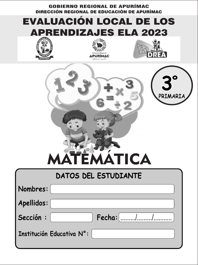Matematica Tercero Grado Rev Pdf