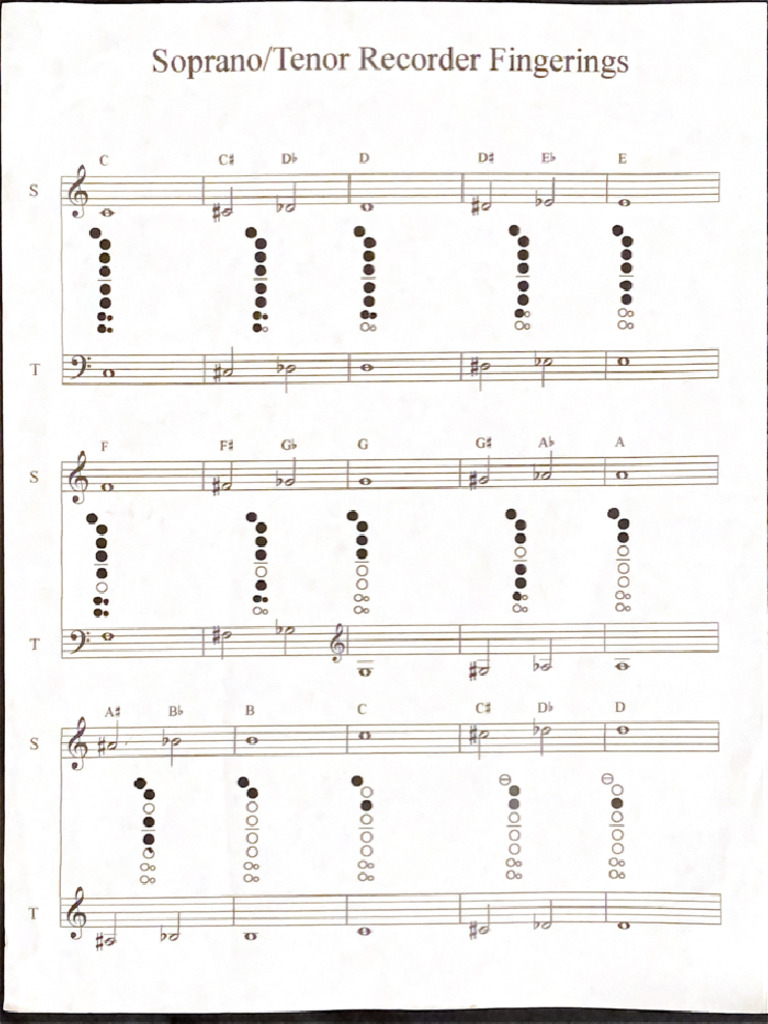 Recorder Music 1 | PDF