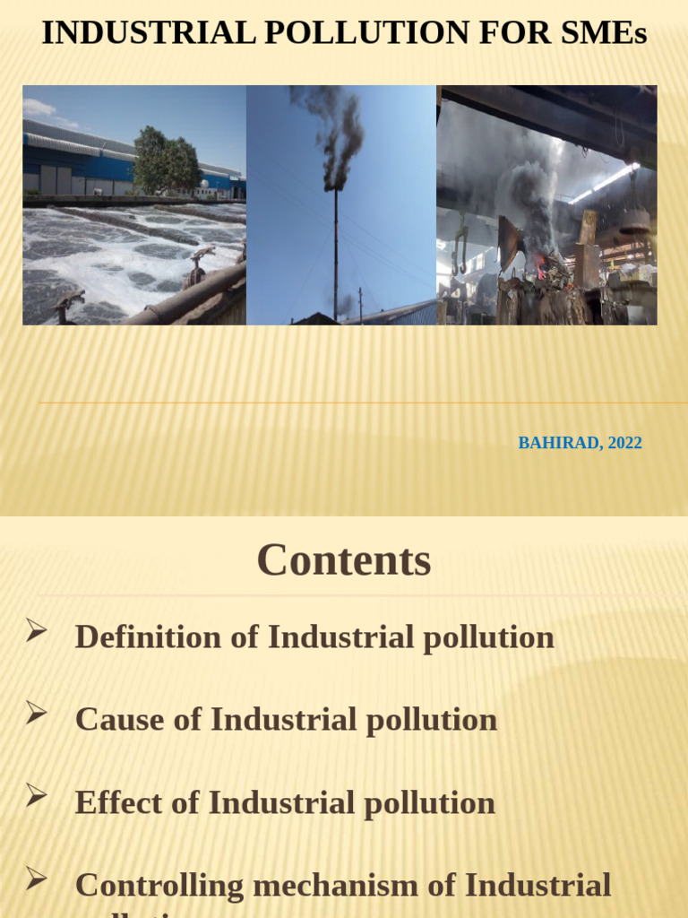 Industrial Pollution | PDF