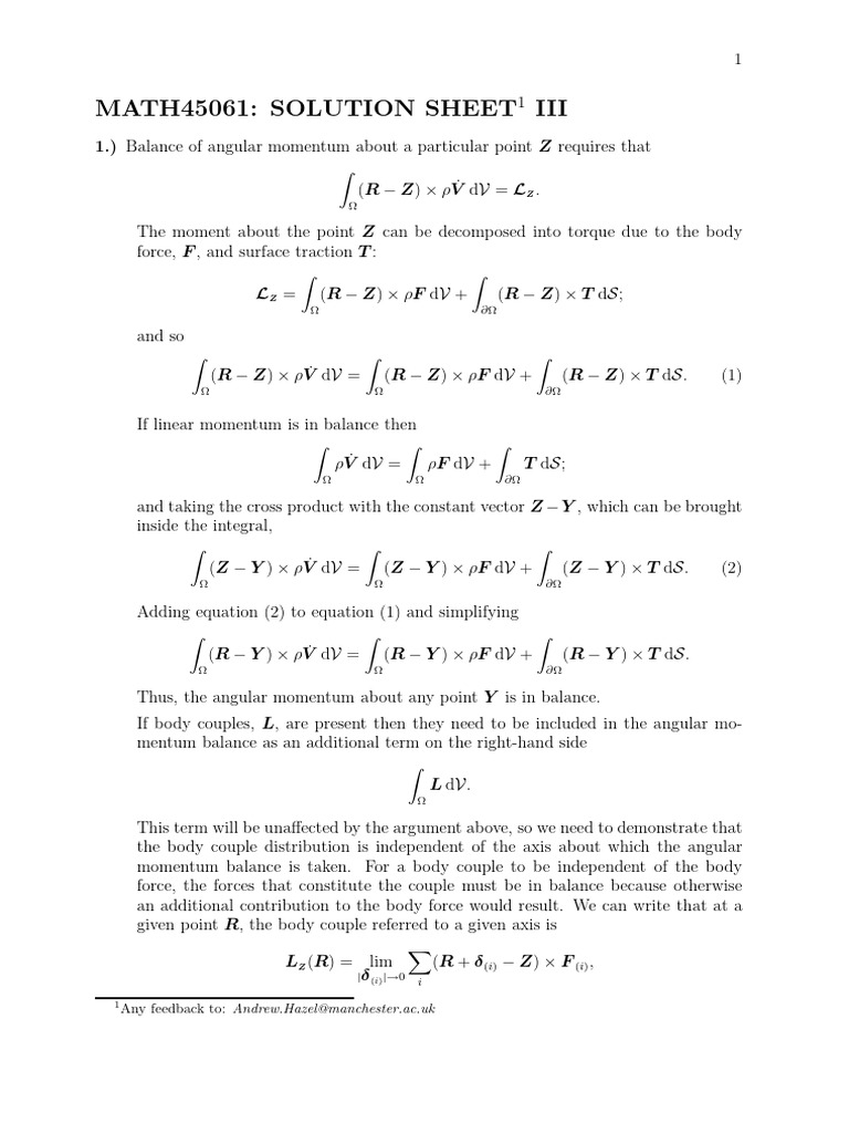 Cauchy 1 | PDF | Stress (Mechanics) | Euclidean Vector