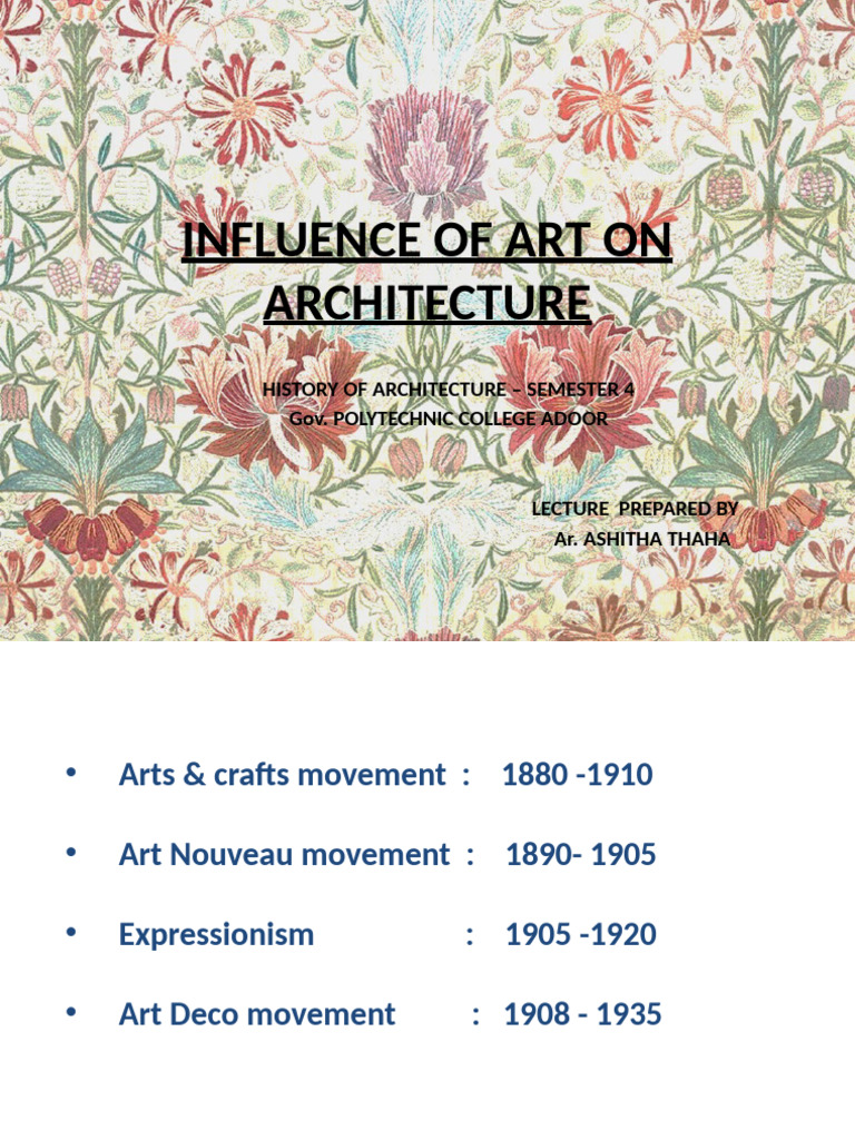 Arts and Crafts Movement in Architecture | PDF | Arts And Crafts ...