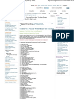 CCIE Service Provider Written Exam Checklist v3