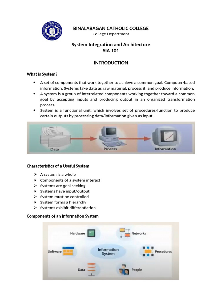 SIA System | PDF