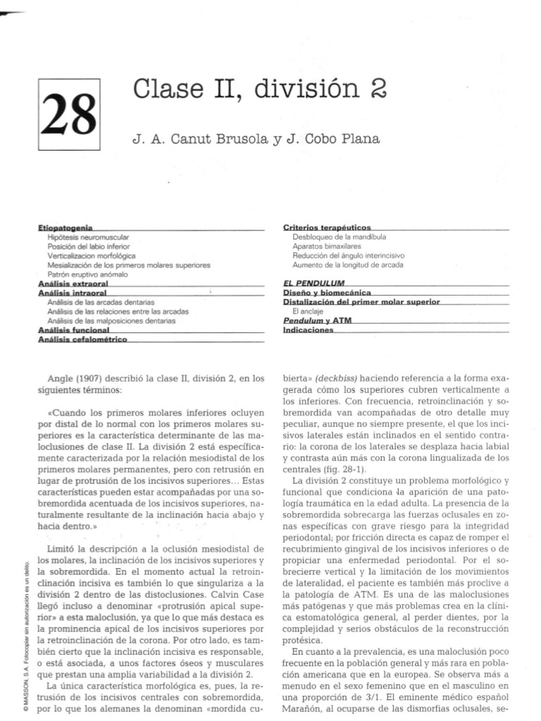 Cap 28 clase ii division 2 pdf