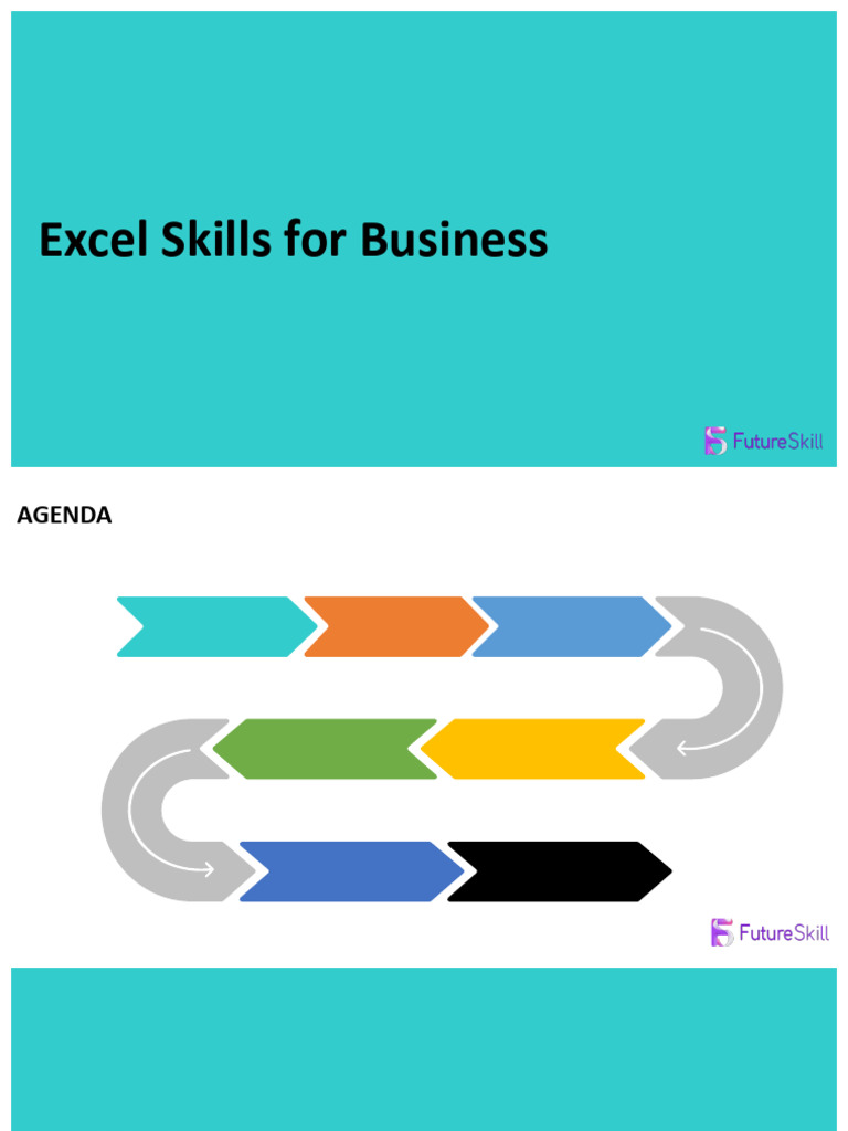 Excel Skills For Business by Futureskill | PDF