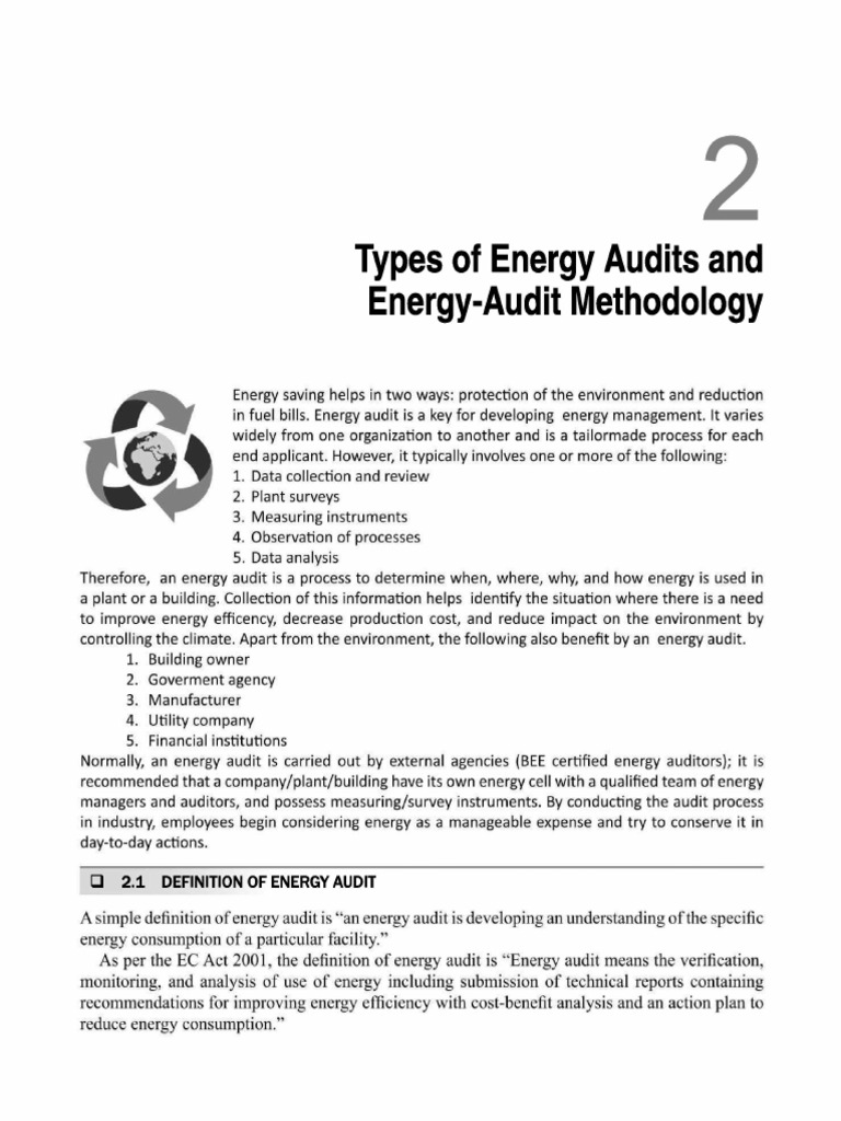 Energy Audit Types and Methodology | PDF | Energy Conservation | Return ...