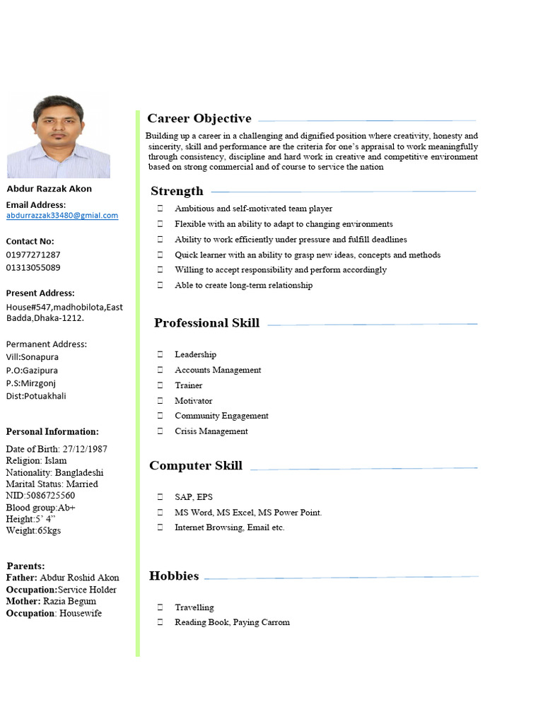 Abdur Razzak Akon | PDF