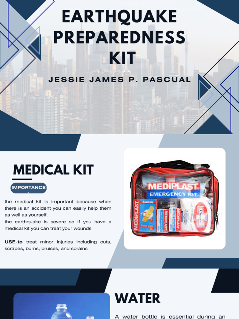 San francisco earthquake preparedness kit