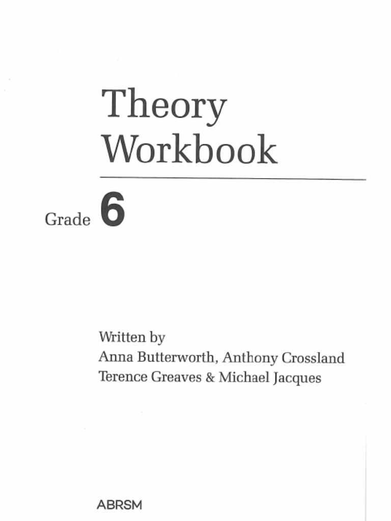 Grade 6 Theory | PDF