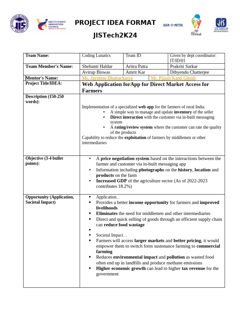 JISTech2K24 Idea FormatOK | PDF