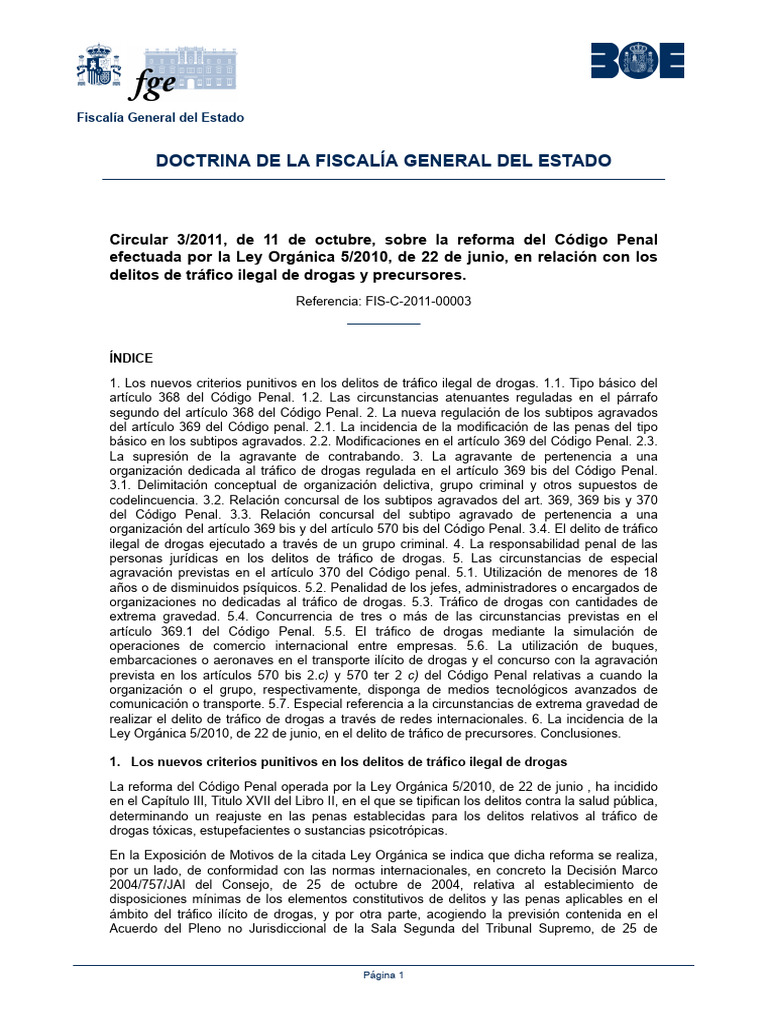 Circular Fiscalia 3 2011 | PDF