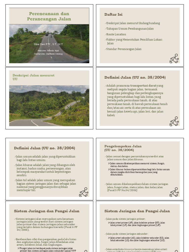 Nika Perencanaan Dan Perancangan Jalan Pdf