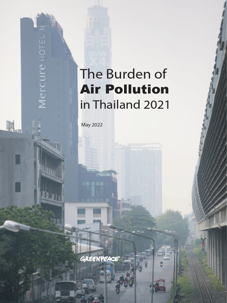 67375e28 The Burden of Air Pollution in Thailand - 2021 | PDF