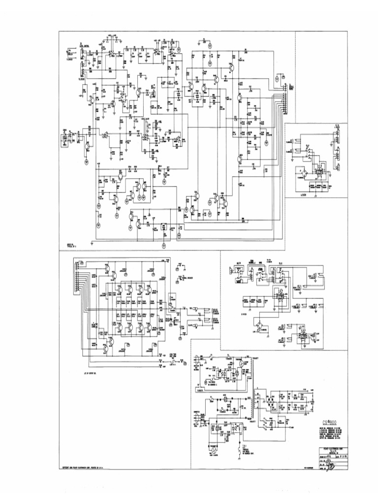 Hfe Peavey cs-800 Schematics | PDF