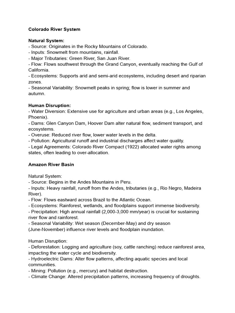 Colorado River System | PDF