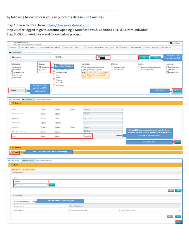 SLBM Process&Faq | PDF