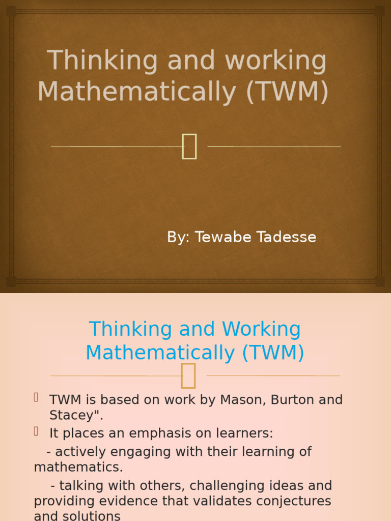 TWM Presentation Final | PDF