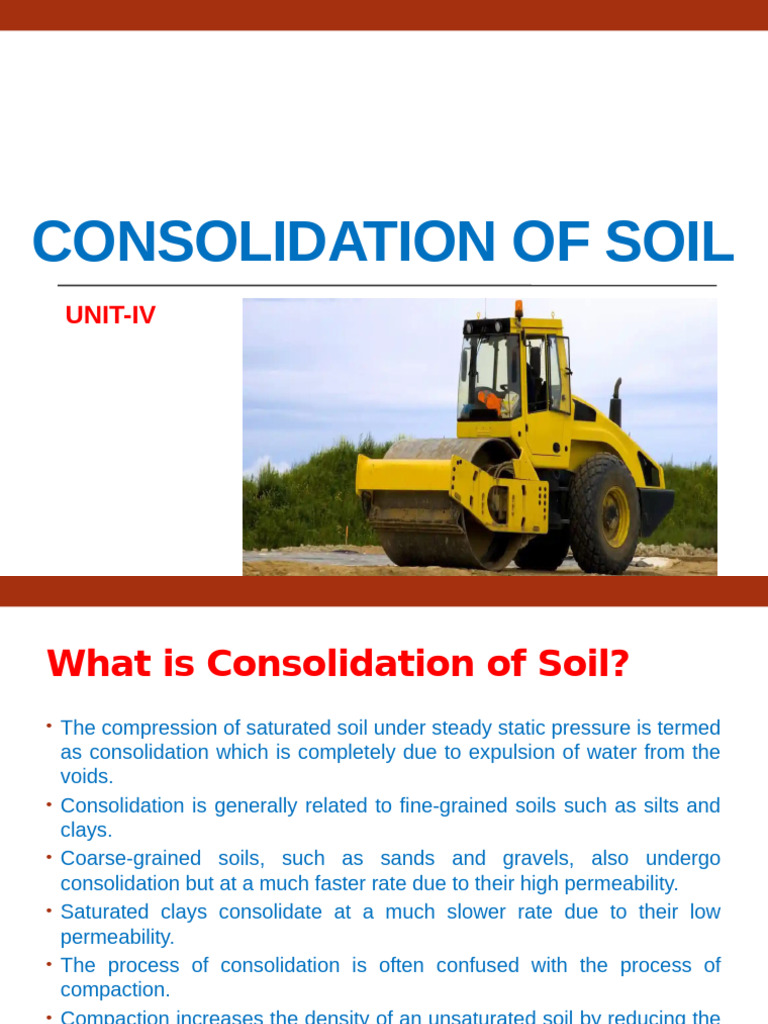 Consolidation Video Lecture | PDF