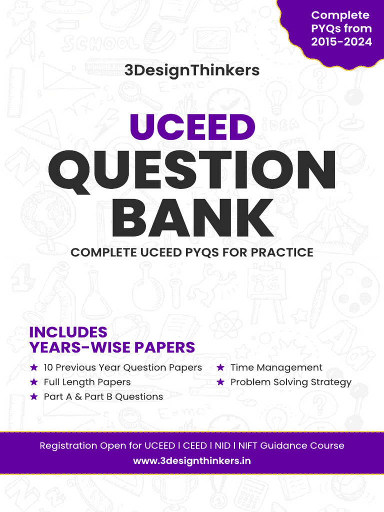 3dt Uceed Question Bank 2015 24 | PDF