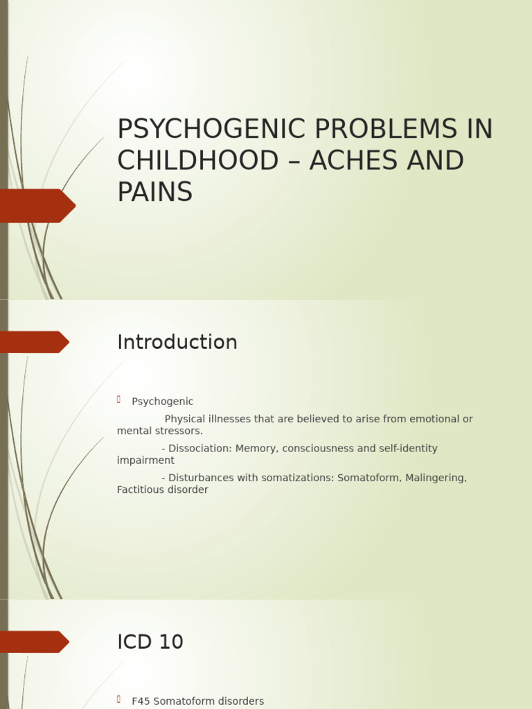 Psychogenic KAPMI | PDF