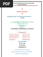 Temperature Controlled With Fan Speed.: Controlling The Electronic Device Through Microcontroller