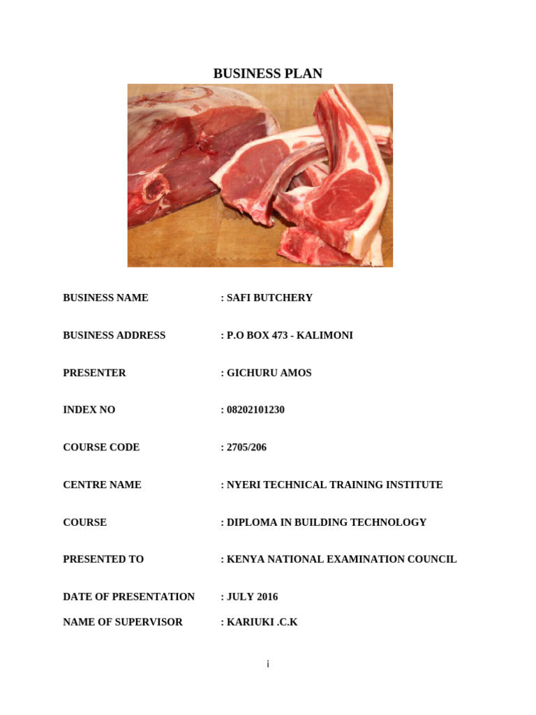 Amos business plan complete pdf