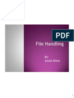 File Handling