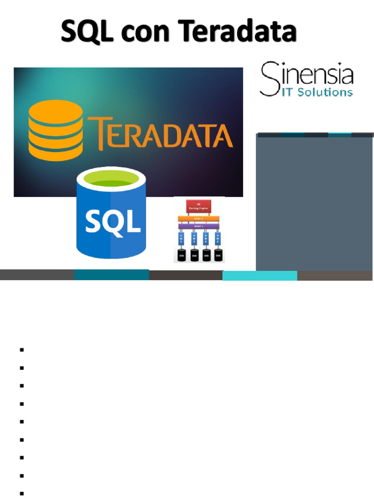 TeradataSQL ACTUALIZADO | PDF