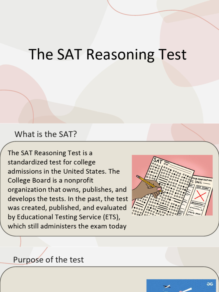 The Sat Reasoning Test Pdf