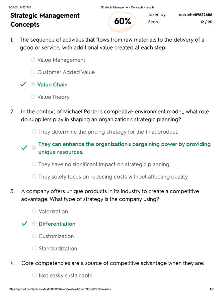 Strat Review | PDF