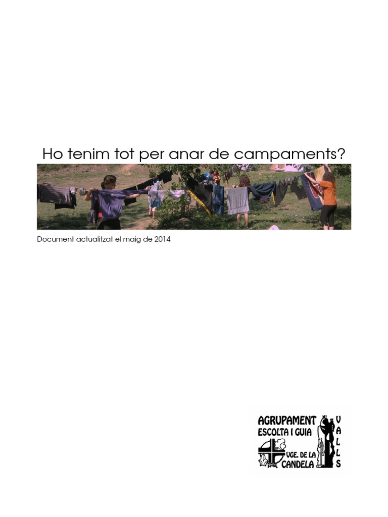 Campaments - Ho Tenim Tot | PDF