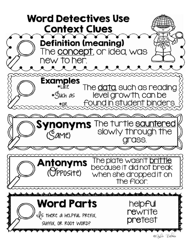 Context Clues Packet | PDF