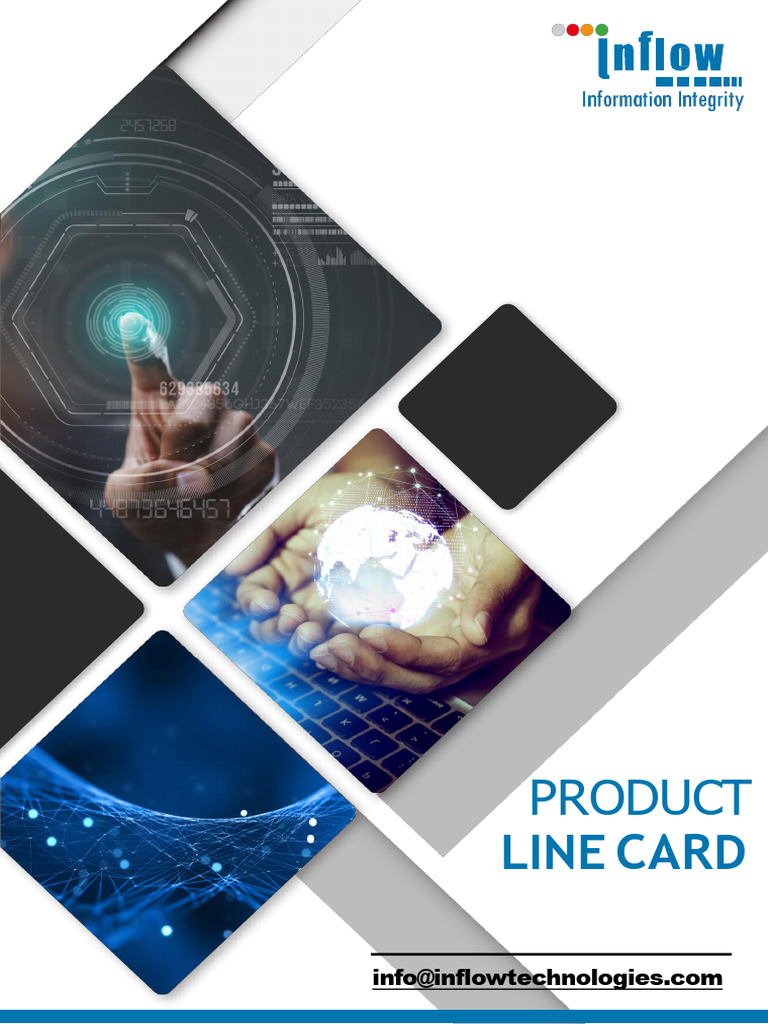 Inflow Technologies Product Line Card | PDF