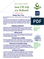 Appleton School Newsletter - 5th January 2012
