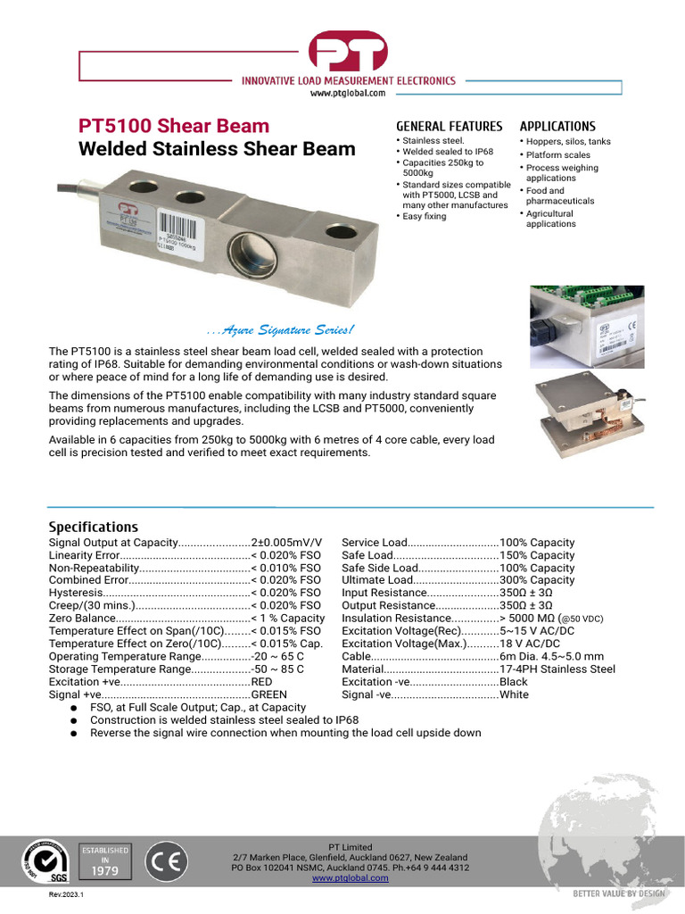 PT5100 Datasheet | PDF