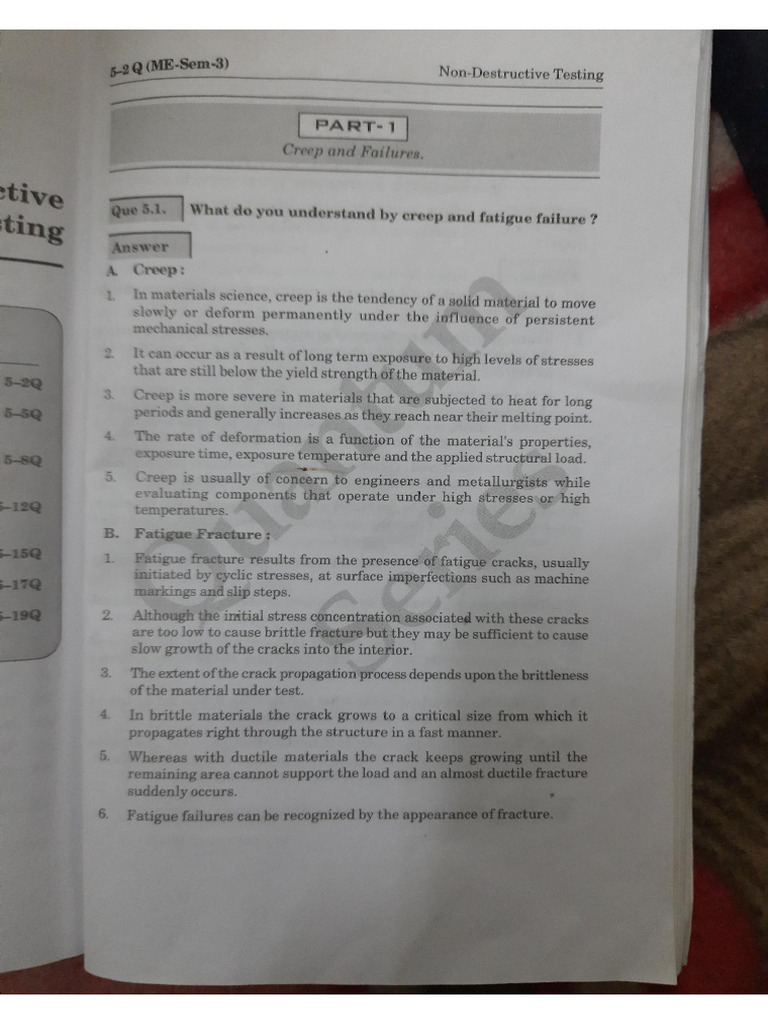 Unit 5 Material Engineering | PDF
