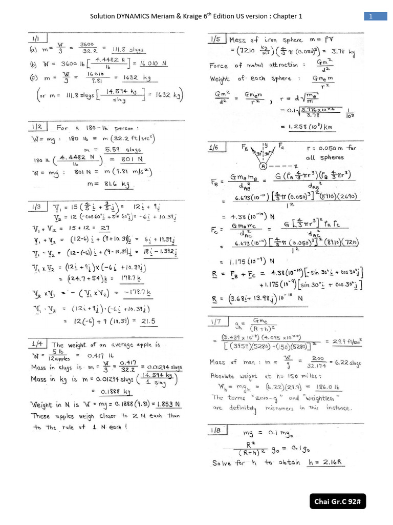 Solution of Engineering Dynamics-1-41 | PDF | Technology & Engineering