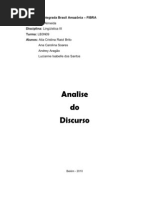 Trabalho Analise Do Discurso