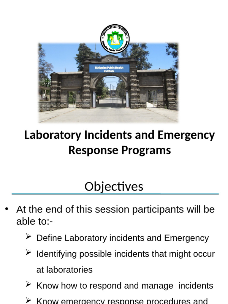 Laboratory Incident Response Guide | PDF | Emergency | Laboratories