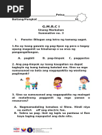 Grade 1 GMRC Quarter 2 Worksheets | PDF