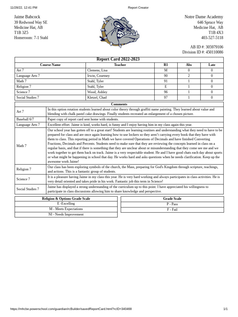 Report Creator | PDF
