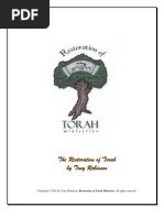 Download The Restoration of Torah by HaSophim SN7733220 doc pdf